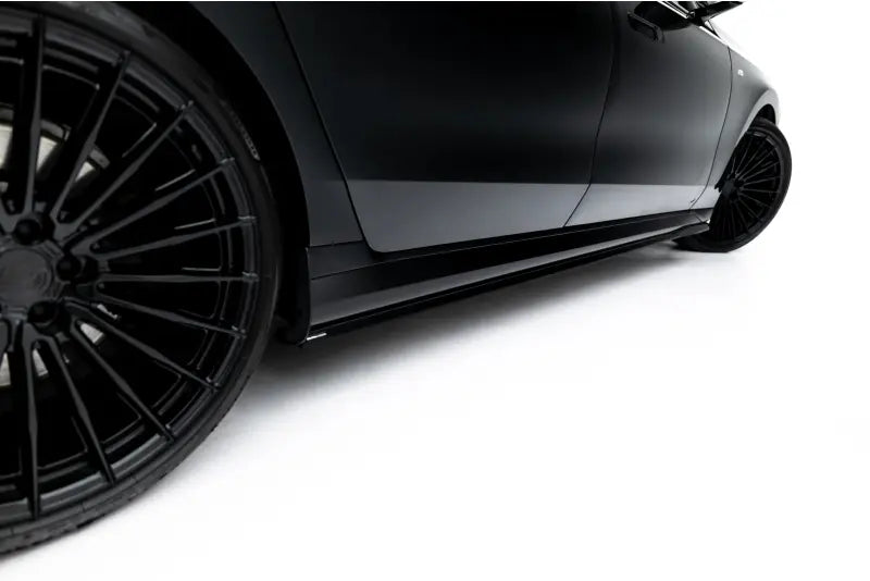 Maxton Design Seitenschweller (Paar) V.2 für BMW 740d xDrive M-Paket / 740i xDrive M-Paket G70 Hochglanz schwarz – Ansicht 4