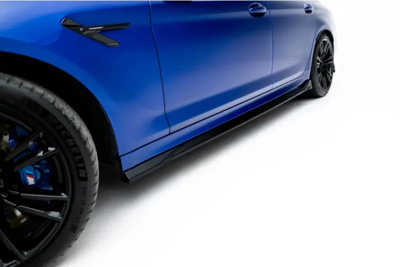 Maxton Design Seitenschweller (Paar) V.2 für BMW M5 F90 Hochglanz schwarz – Ansicht 4