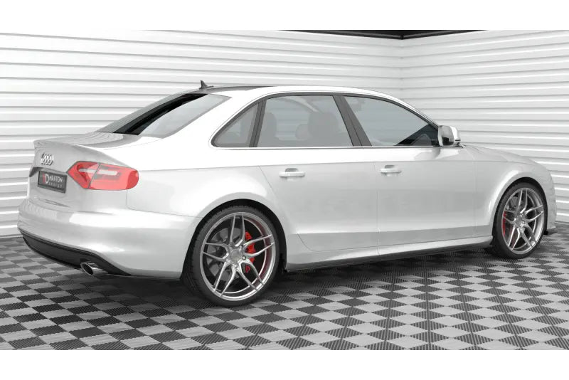Maxton Design Heckdiffusor für Audi A4 S-Line B8 Facelift (2011-2015) Hochglanz schwarz – Ansicht 4
