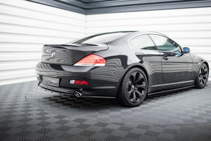 Maxton Design Heckdiffusor für BMW 6er Coupe / Cabrio E63 / E64 Hochglanz schwarz – Ansicht 4