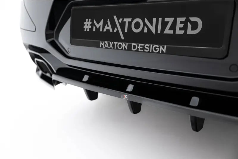 Maxton Design Heckdiffusor V.2 für BMW X4 M-Paket G02 Facelift (2021-) Hochglanz schwarz – Ansicht 4