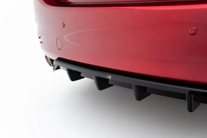 Maxton Design Heckdiffusor für Mazda 6 Limousine Mk3 Facelift 2 (2017-2023) Hochglanz schwarz – Ansicht 4