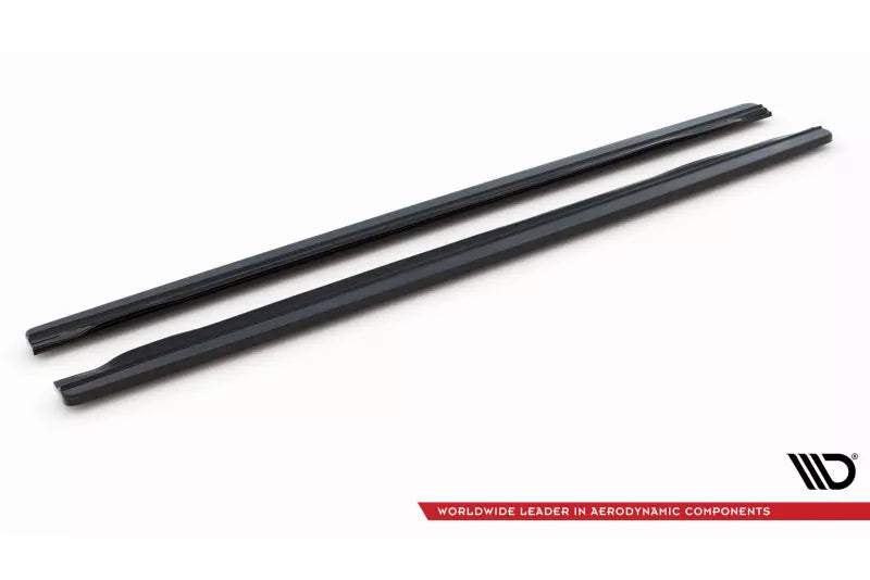 Maxton Design Seitenschweller (Paar) für Audi S5 / A5 / A5 S-Line B8 8T (vor und nach Facelift) Hochglanz schwarz – Ansicht 4