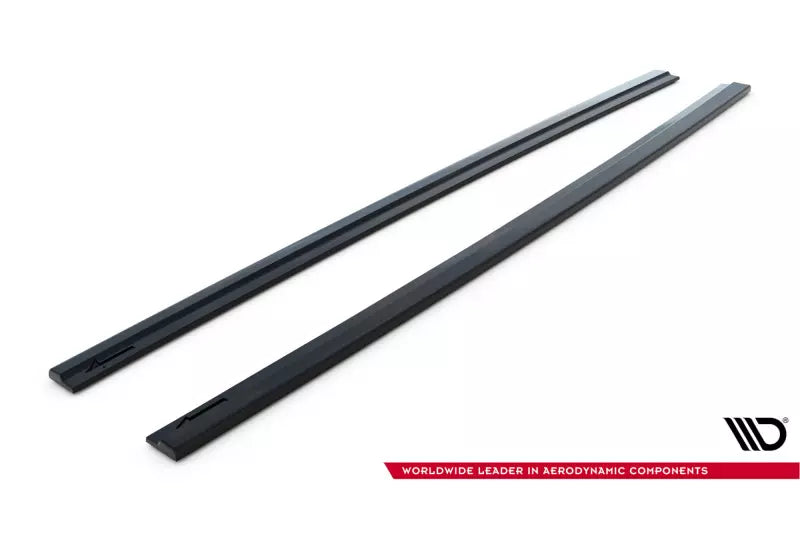 Maxton Design Seitenschweller (Paar) für Audi S7 / A7 S-Line C7 Facelift Hochglanz schwarz – Ansicht 4