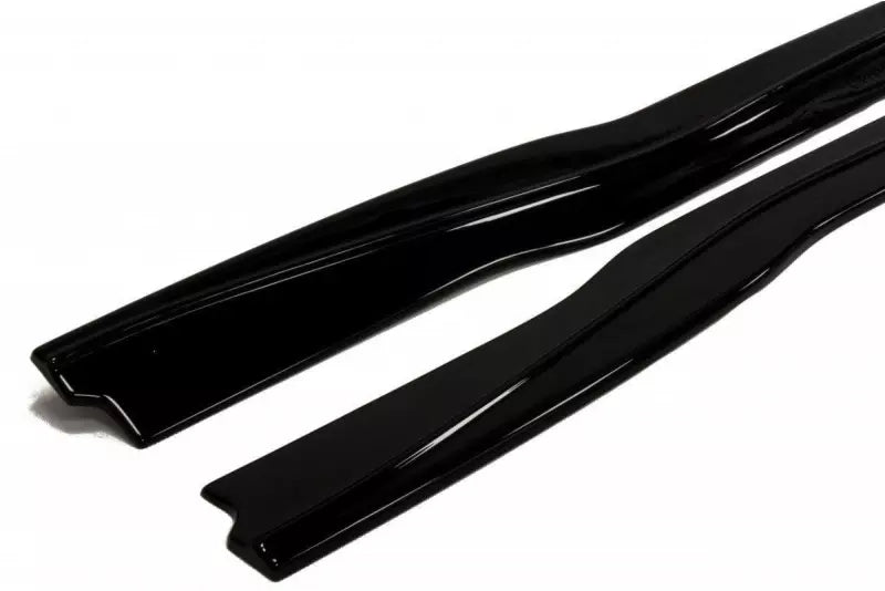 Maxton Design Seitenschweller (Paar) für Nissan 370Z Hochglanz schwarz – Ansicht 4