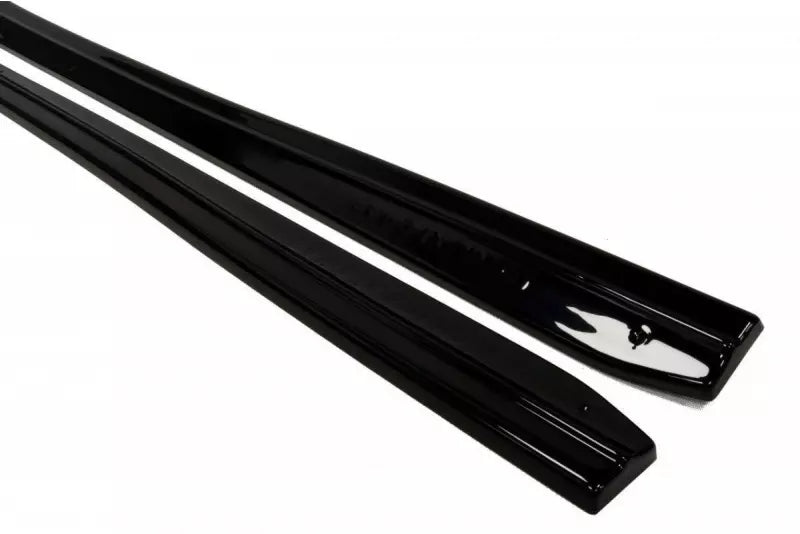 Maxton Design Seitenschweller (Paar) für Saab 9-3 Turbo X / Aero Facelift Hochglanz schwarz – Ansicht 4