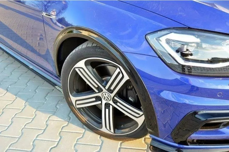 Maxton Design Kotflügel Verbreiterung für VW Golf 7 R-Line / R Facelift ab 03/2017 Hochglanz schwarz – Ansicht 4