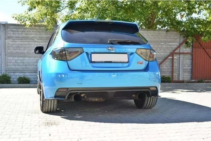 Maxton Design Diffusor Flaps für Subaru Impreza WRX STI 2009-2011 Hochglanz schwarz – Ansicht 4
