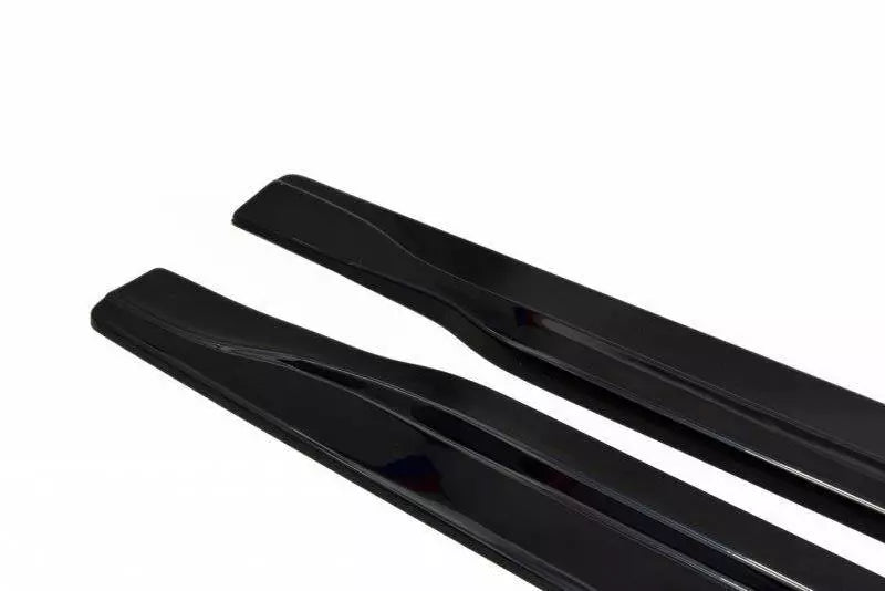 Maxton Design Seitenschweller (Paar) für Infinity QX70 Hochglanz schwarz – Ansicht 4
