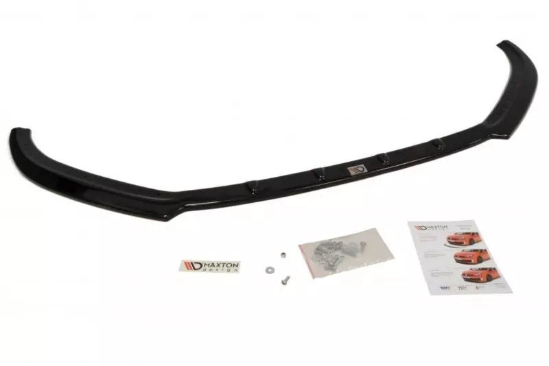 Maxton Design Frontlippe für Audi A1 8X Hochglanz schwarz – Ansicht 2