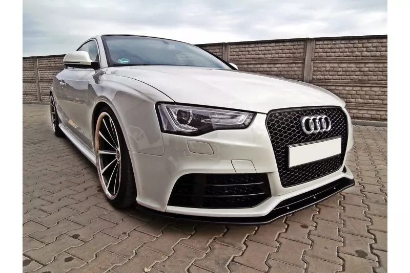 Maxton Design Frontlippe für Audi RS5 B8 8T Hochglanz schwarz – Ansicht 4
