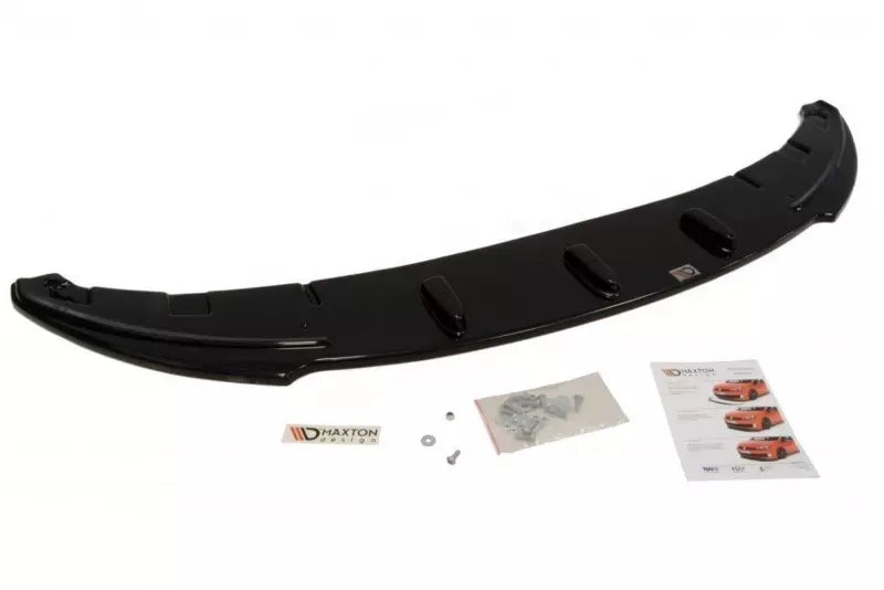 Maxton Design Frontlippe für BMW 1er E81 / E87 Facelift Hochglanz schwarz – Ansicht 2