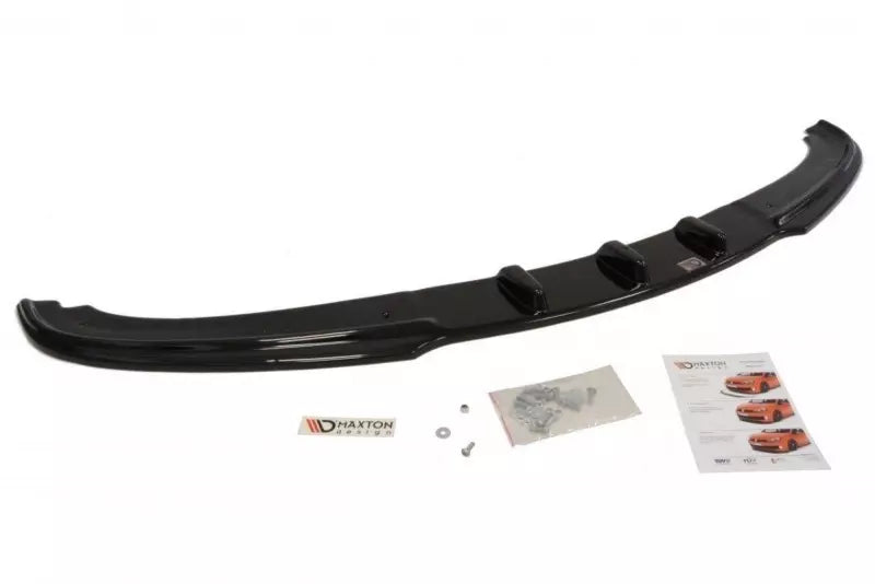 Maxton Design Frontlippe V.1 für BMW 3er E90 / E91 Facelift Hochglanz schwarz – Ansicht 2