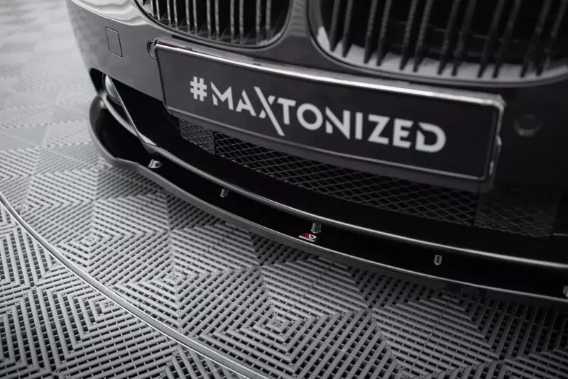 Maxton Design Frontlippe V.1 für BMW 6er E63 / E64 vor Facelift Hochglanz schwarz – Ansicht 4