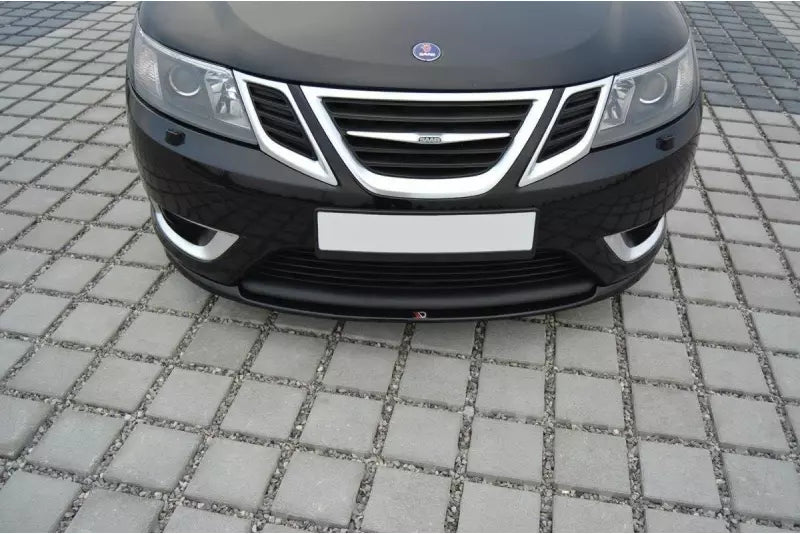 Maxton Design Frontlippe für Saab 9-3 Aero II Facelift Hochglanz schwarz – Ansicht 4