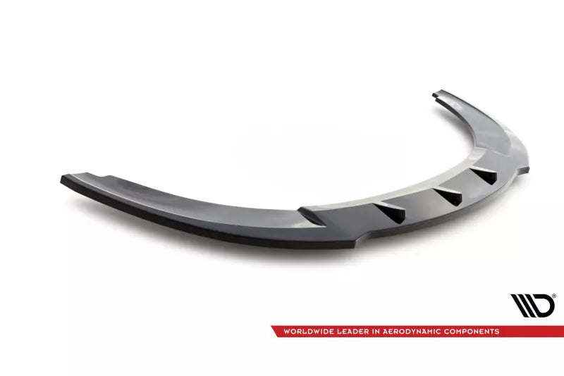 Maxton Design Frontlippe für Seat Leon 2 (Typ 1P) Cupra / FR vor Facelift Hochglanz schwarz – Ansicht 4
