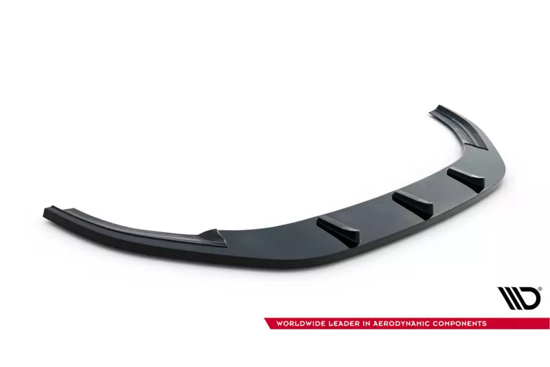 Maxton Design Frontlippe V.1 für VW Golf 7 R / R-Line Hochglanz schwarz – Ansicht 4
