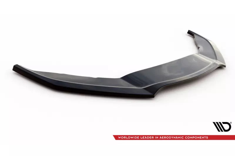 Maxton Design Frontlippe V.2 für VW Scirocco 3 R Hochglanz schwarz – Ansicht 4