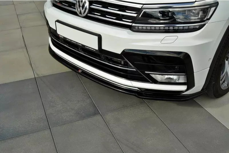Maxton Design Frontlippe für VW Tiguan 2 R-Line Hochglanz schwarz – Ansicht 4