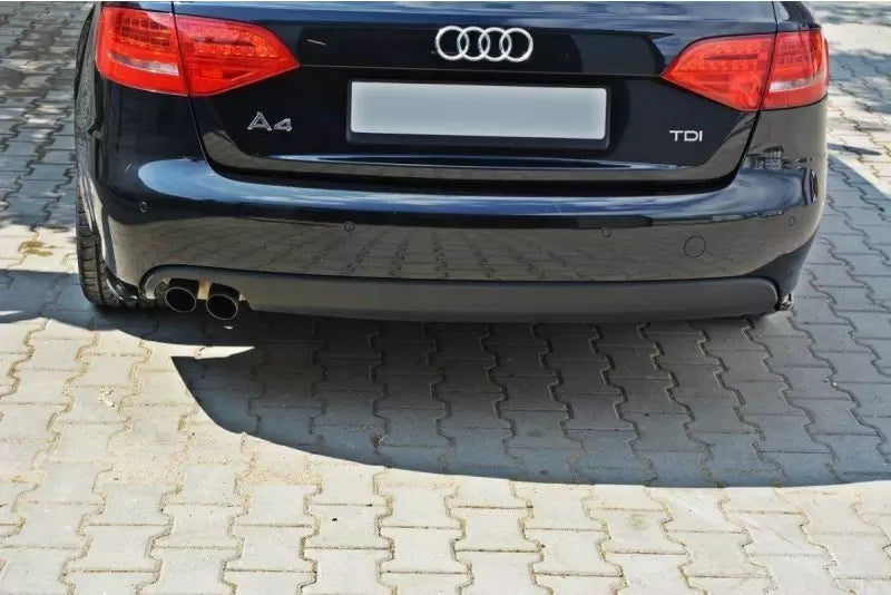 Maxton Design Diffusor Flaps für Audi A4 B8 Hochglanz schwarz – Ansicht 2