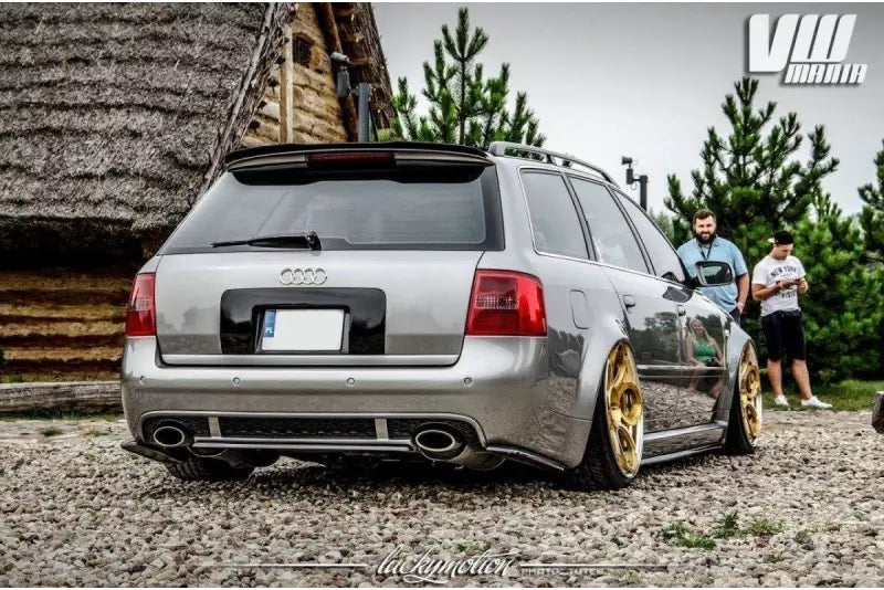 Maxton Design Diffusor Flaps für Audi RS6 C5 Avant Hochglanz schwarz – Ansicht 4