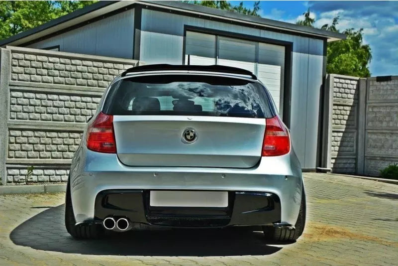 Maxton Design Diffusor Flaps für BMW 1er E87 Standard / M Performance Hochglanz schwarz – Ansicht 4