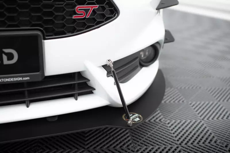 Maxton Design Street Pro Frontlippe V.1 für Ford Fiesta ST Mk7 Facelift – Ansicht 4