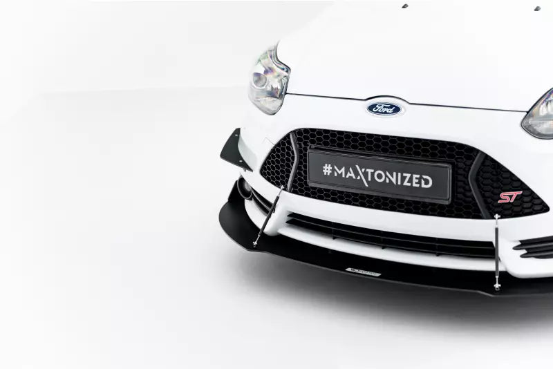 Maxton Design Street Pro Frontlippe V.2 für Ford Focus ST Mk3 vor Facelift – Ansicht 4