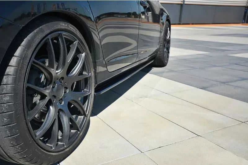 Maxton Design Seitenschweller (Paar) für Volvo V60 Polestar Facelift Hochglanz schwarz – Ansicht 4