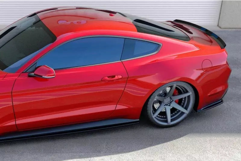 Maxton Design Diffusor Flaps für Ford Mustang Mk6 Hochglanz schwarz – Ansicht 4