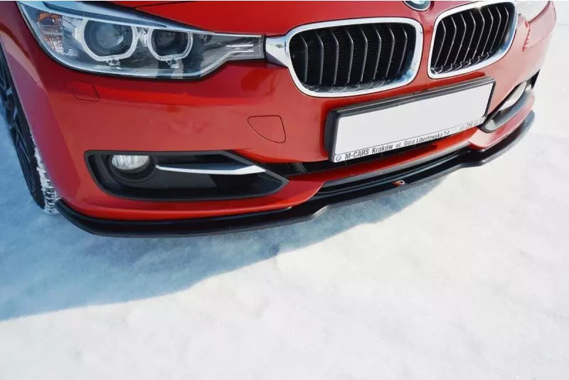 Maxton Design Frontlippe V.1 für BMW 3er F30 Hochglanz schwarz – Ansicht 4