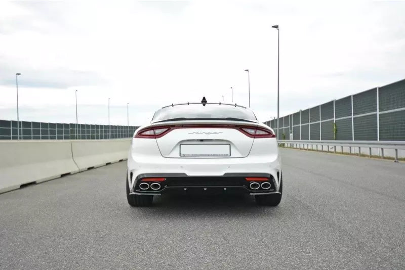 Maxton Design Diffusor Flaps für Kia Stinger GT Hochglanz schwarz – Ansicht 4
