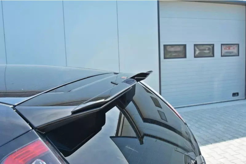 Maxton Design Heckspoiler Lippe für Fiat Punto Evo Abarth Hochglanz schwarz – Ansicht 4