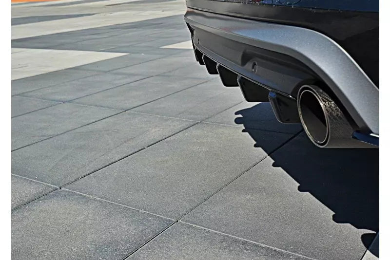Maxton Design Heckdiffusor für Volvo V60 Polestar Facelift Hochglanz schwarz – Ansicht 4