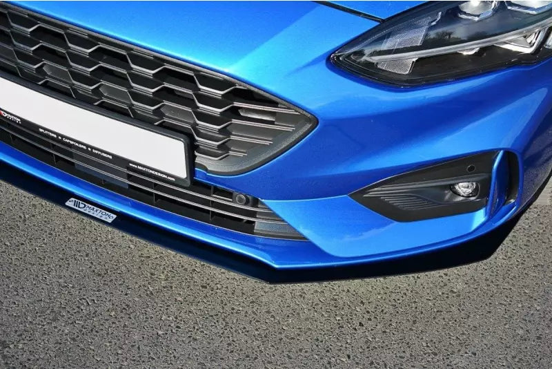 Maxton Design Street Pro Frontlippe für Ford Focus ST-Line Mk4 Hochglanz schwarz – Ansicht 4