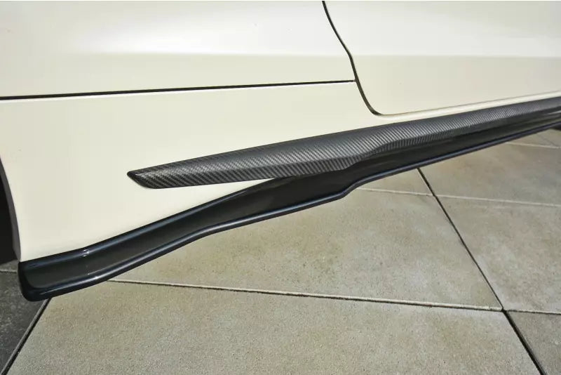 Maxton Design Seitenschweller (Paar) für Honda CR-Z Hochglanz schwarz – Ansicht 4