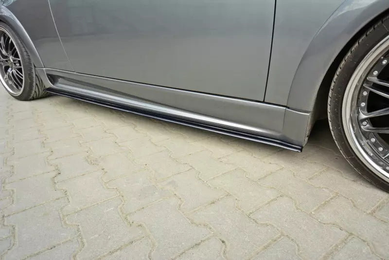 Maxton Design Seitenschweller (Paar) für Mini R53 Cooper S JCW Hochglanz schwarz – Ansicht 4