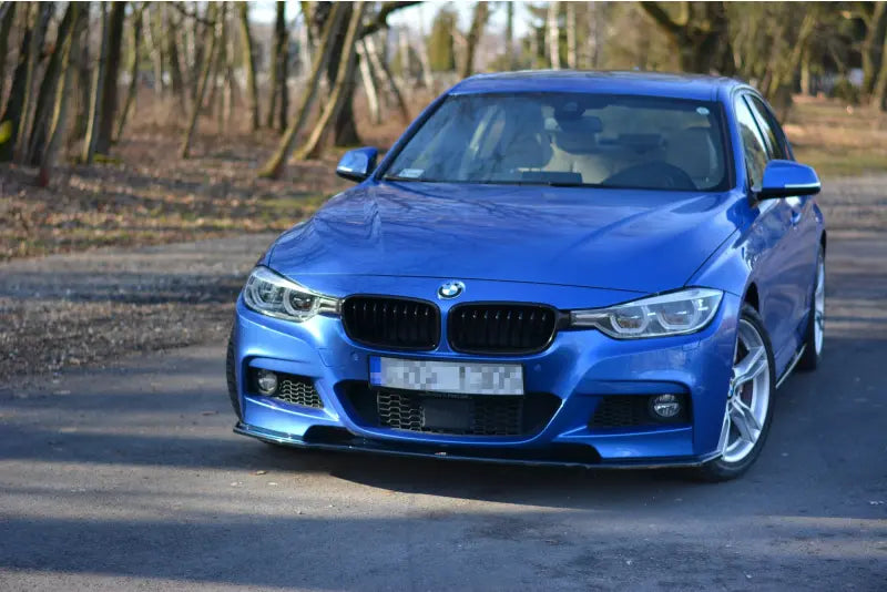 Maxton Design Frontlippe für BMW 3er F30 / F31 M-Paket (2011-2018) Hochglanz schwarz – Ansicht 4
