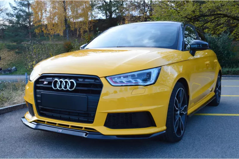 Maxton Design Frontlippe für Audi S1 8X Hochglanz schwarz – Ansicht 4