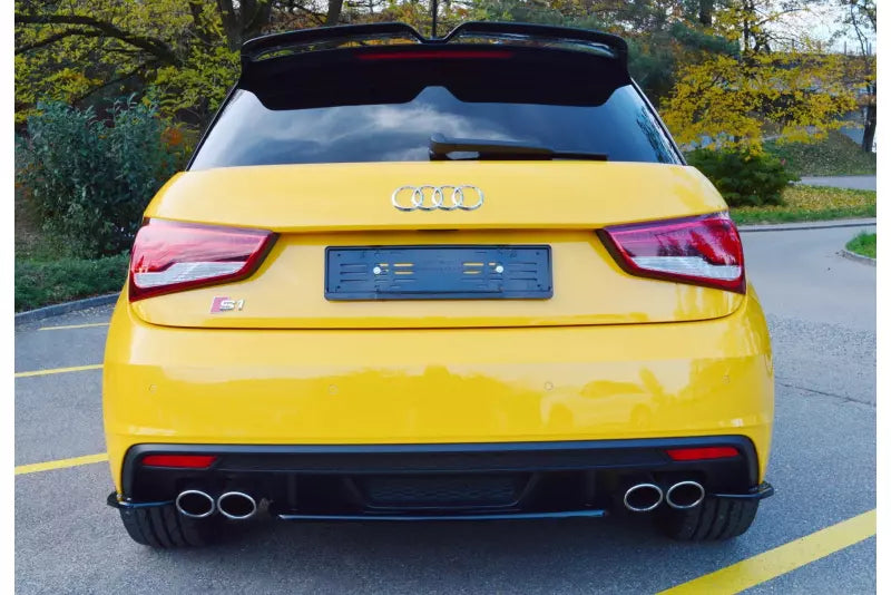 Maxton Design Diffusor Flaps für Audi S1 8X Hochglanz schwarz – Ansicht 4