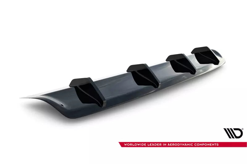 Maxton Design Heckdiffusor für Maserati Quattroporte VI Mk6 Hochglanz schwarz – Ansicht 4