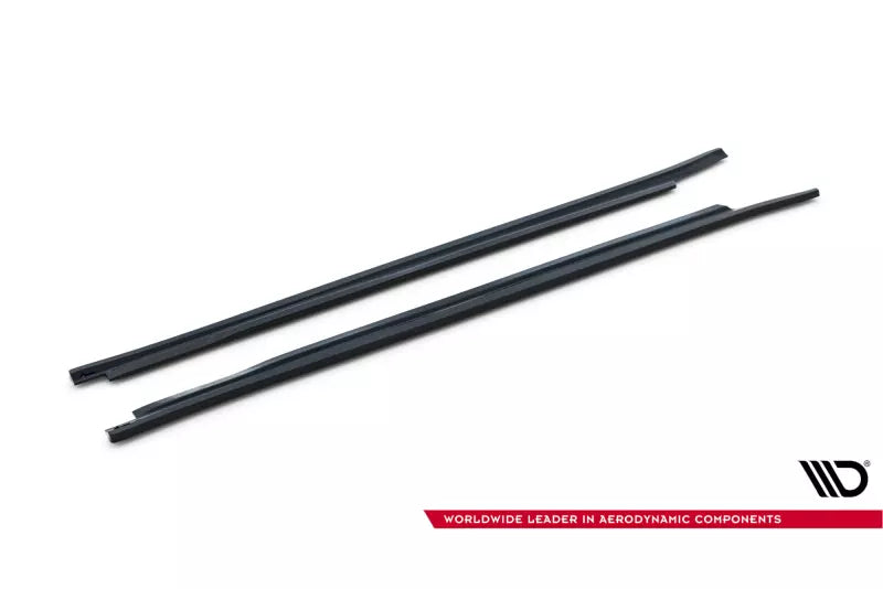 Maxton Design Seitenschweller (Paar) für Maserati Quattroporte VI Mk6 Hochglanz schwarz – Ansicht 4