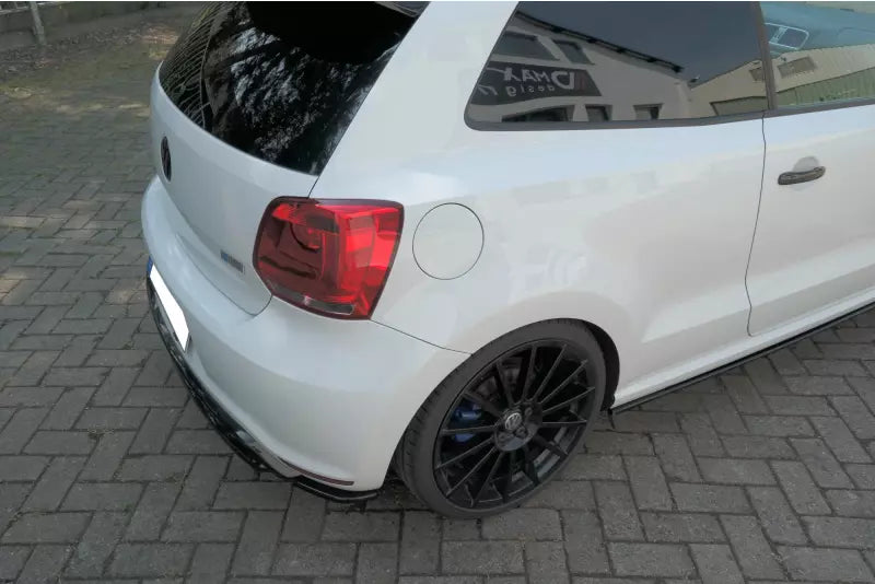 Maxton Design Diffusor Flaps für VW Polo WRC Mk5 Hochglanz schwarz – Ansicht 3