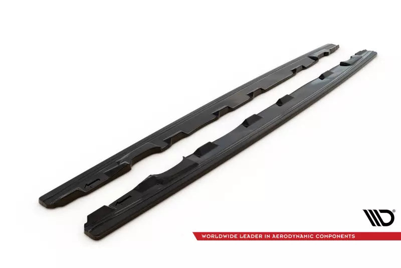 Maxton Design Seitenschweller (Paar) für Audi S5 / A5 S-Line B9 F5 Sportback Hochglanz schwarz – Ansicht 4