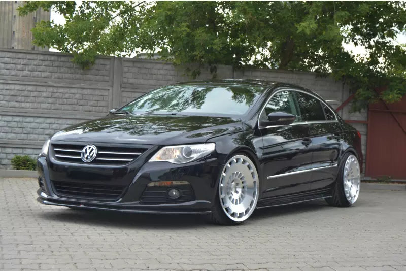 Maxton Design Seitenschweller (Paar) für VW Passat CC Standard Hochglanz schwarz – Ansicht 4