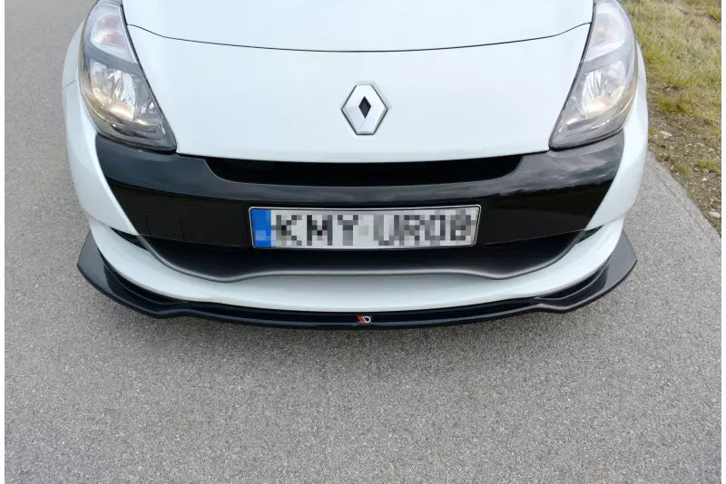 Maxton Design Frontlippe V.1 für Renault Clio 3 RS Facelift Hochglanz schwarz – Ansicht 4