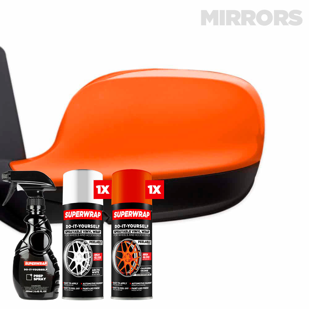 California-Orange-Sprayable-Vinyl-Paint-Mirrors
