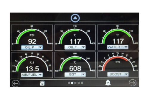MFD Digital Infometer Glossy Carbon - SKYLINE R34 GTT