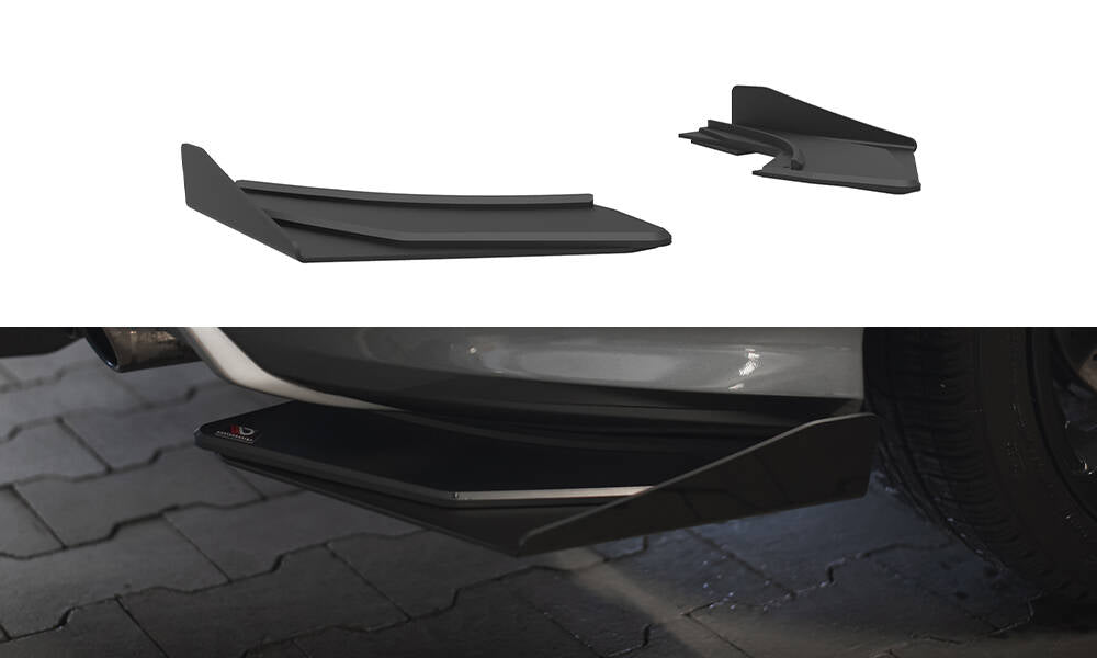 Street Pro Heck Ansatz Flaps Diffusor + Flaps passend für Audi S3 Limousine 8V schwarz Hochglanz – Ansicht 2