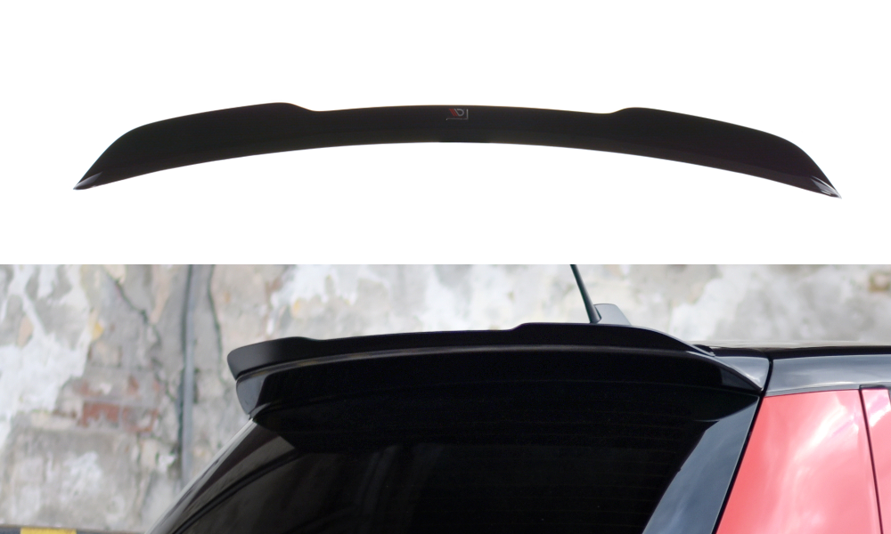 Heckspoiler Lippe Skoda Fabia RS Mk2 schwarz Hochglanz – Ansicht 2